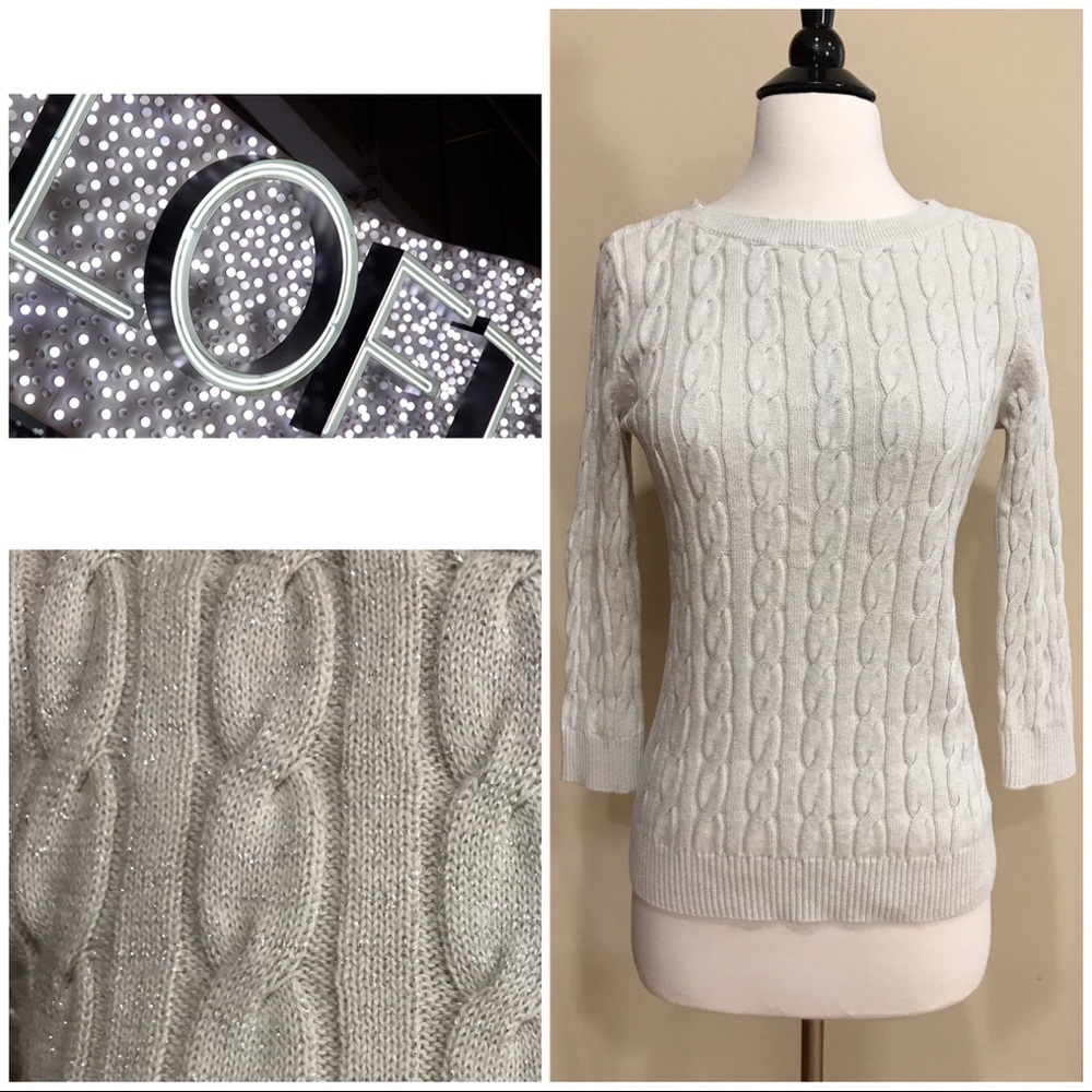 *SOLD* Ann Taylor LOFT Sweater Off White