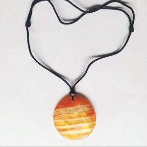Hand Painted Shell Necklace
