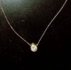 Giani Bernini elegant crystal pendant necklace