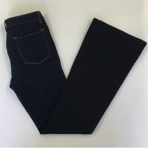 J brand dark wash high rise flare jeans