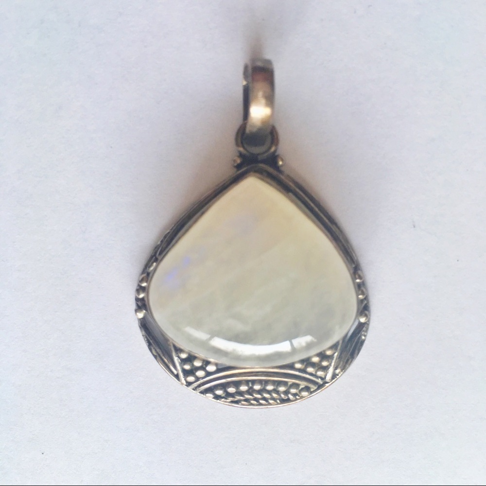 Moon Stone Hand Made Sterling Silver Pendant