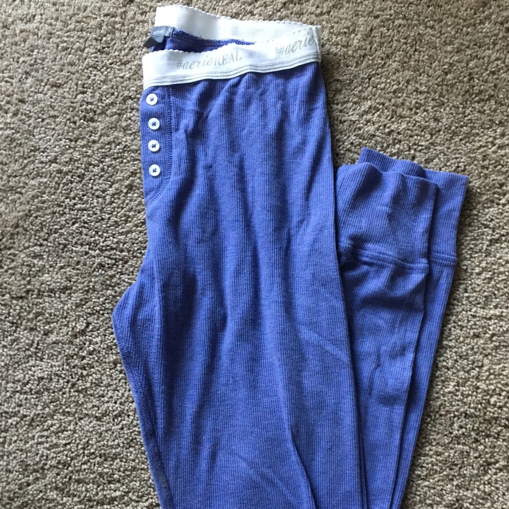 Aerie lilac cotton lounge pants