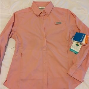 Columbia PFG Omni-shade top Small