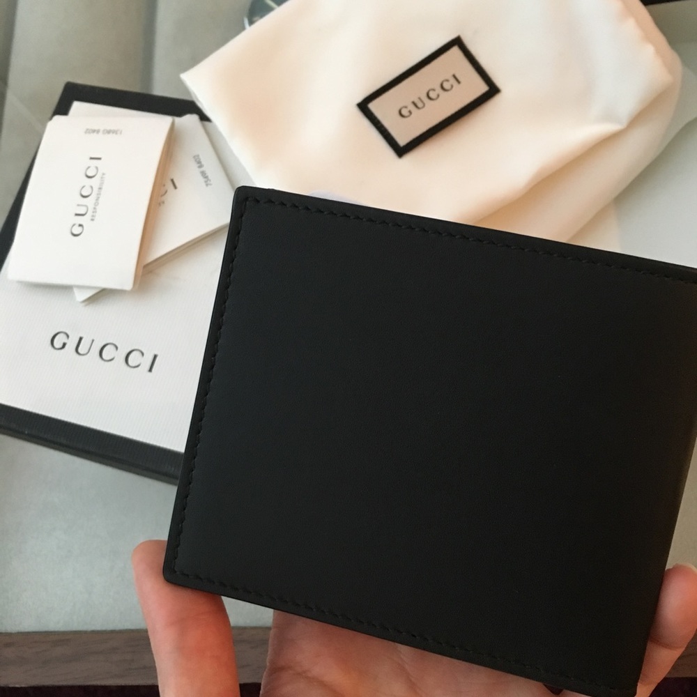 New Gucci Heart Embroidered Leather Wallet ❤️ - Picture 5 of 5