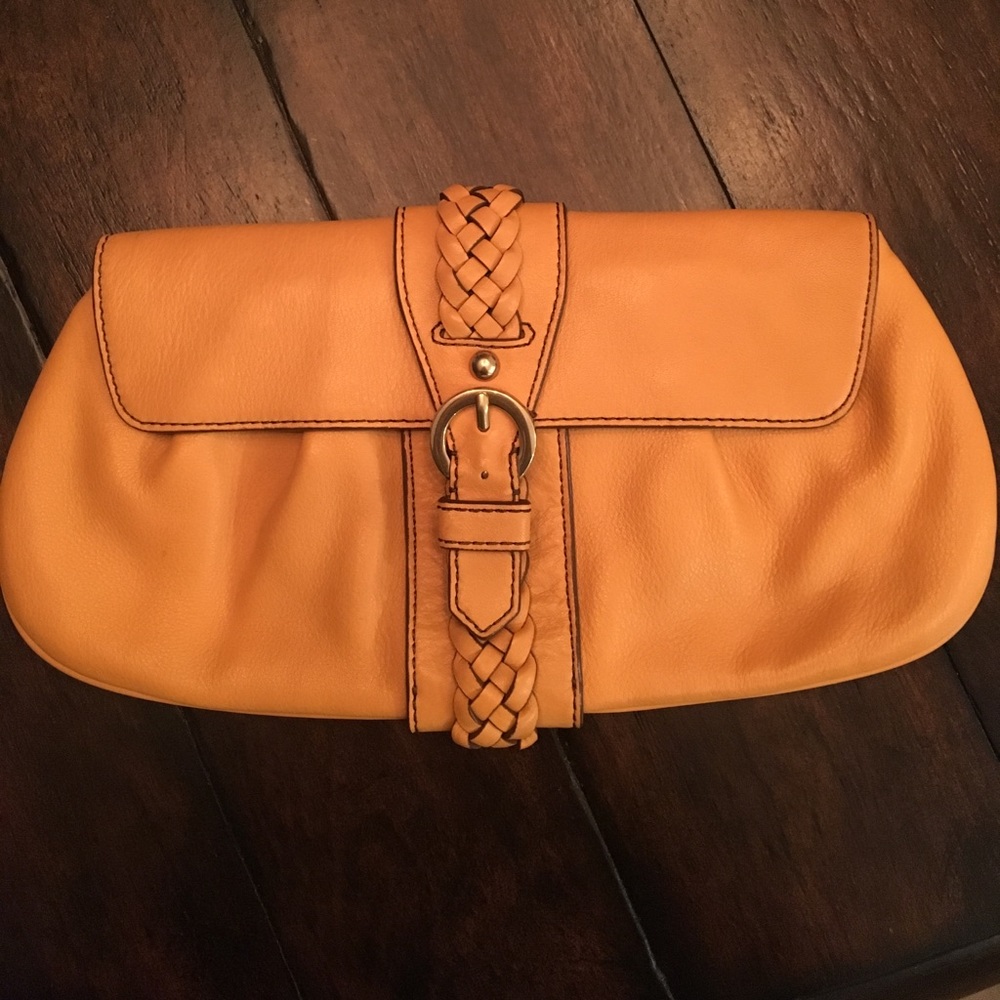 Banana Republic Leather Clutch