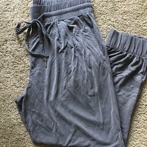 Gap grey elastic waist joggers
