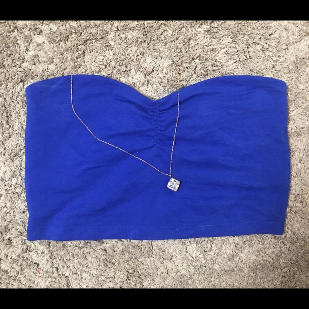 💜FINAL MARKDOWN💜Blue Cropped Top
