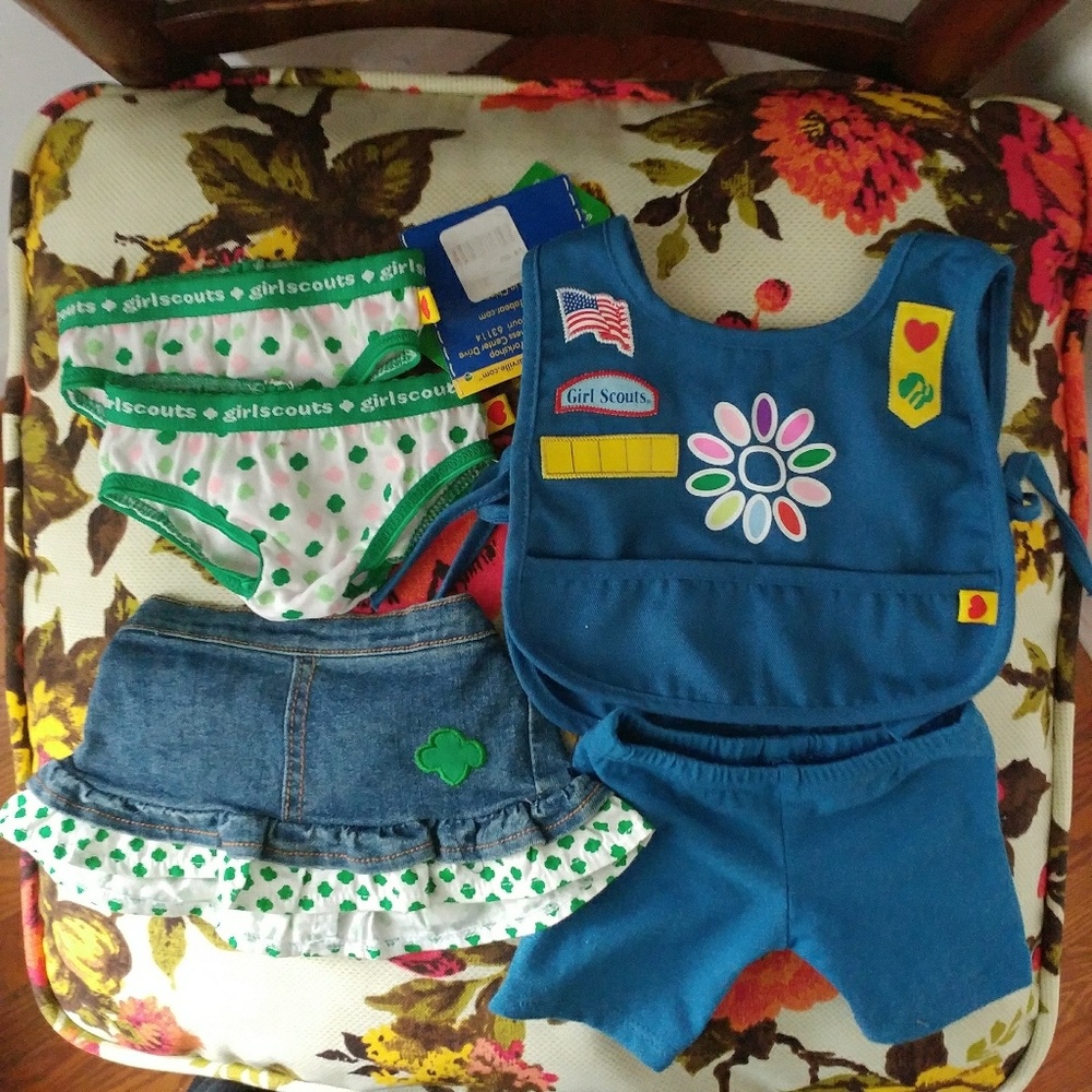 SOLD!!!  Girl Scout Build a Bear Outfits