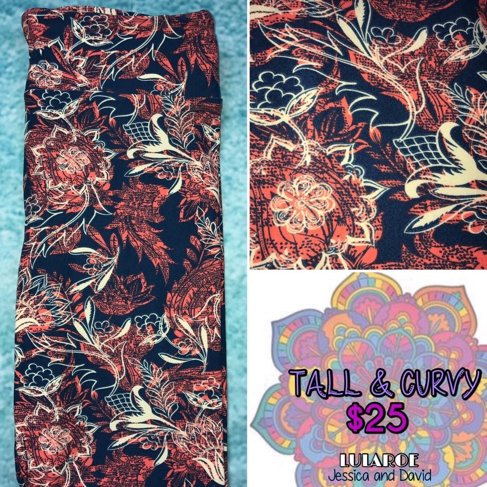 Women's LuLaRoe TC Leggings- gorgeous paisley!