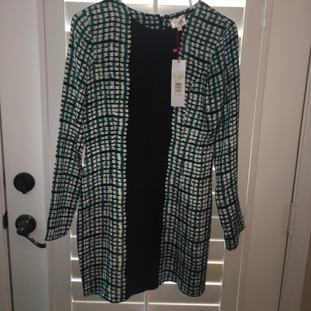 Parker Silk Long Sleeved Dress