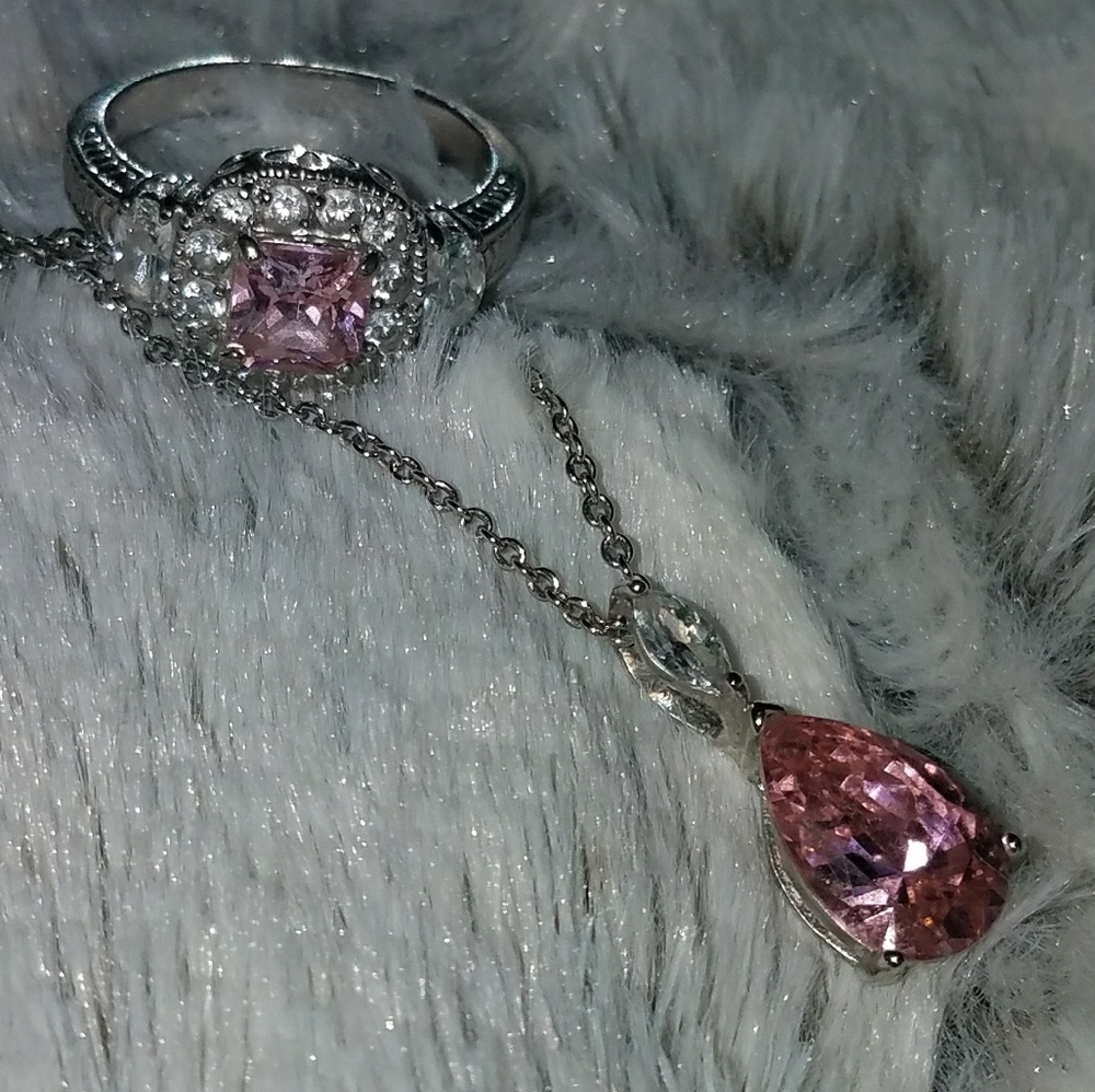 Necklace and ring Sterling silver