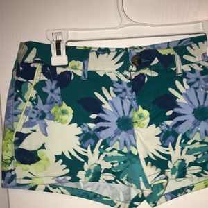 Bright floral shorts