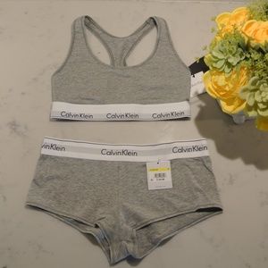 CK Bralette and Panty Set