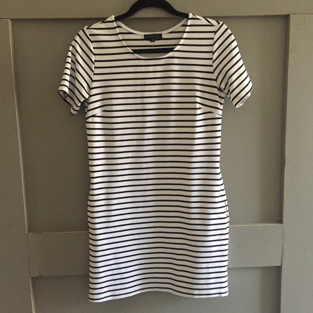 Wishlist Stripped T-shirt Dress