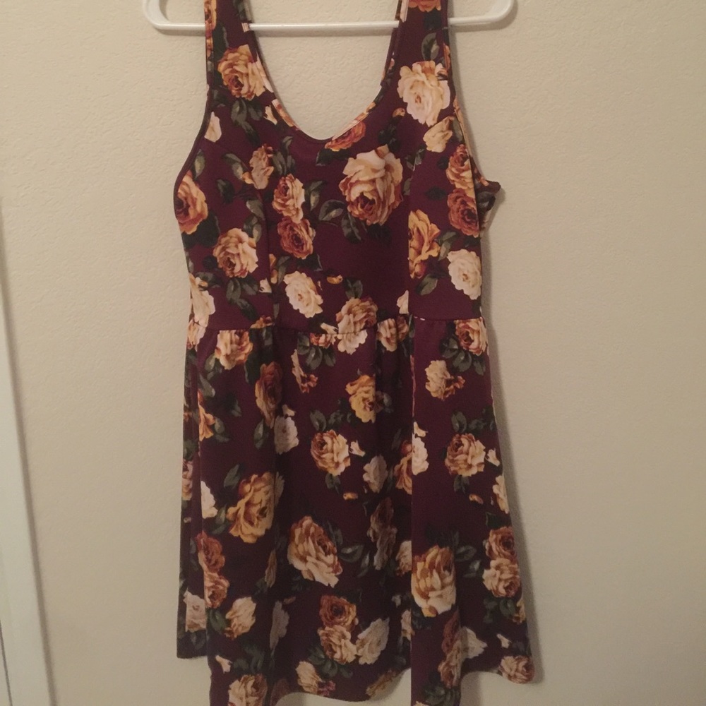 Adorable plus size floral dress
