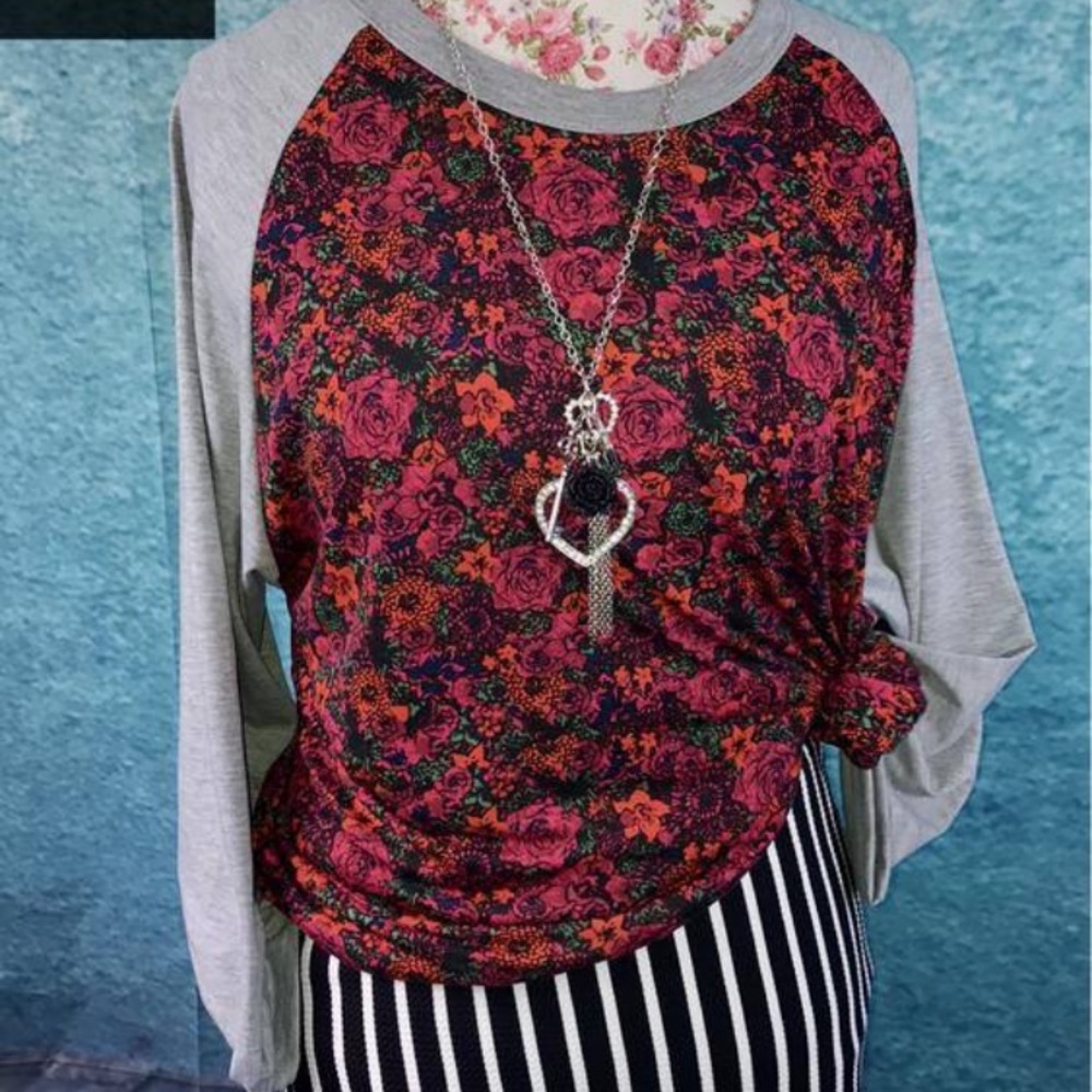 Women's LuLaRoe 3XL Floral Randy- GORGEOUS!