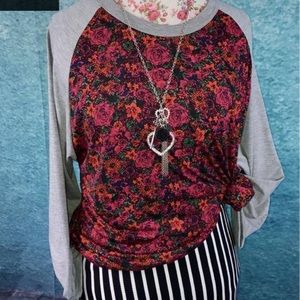 Women's LuLaRoe 3XL Floral Randy- GORGEOUS!