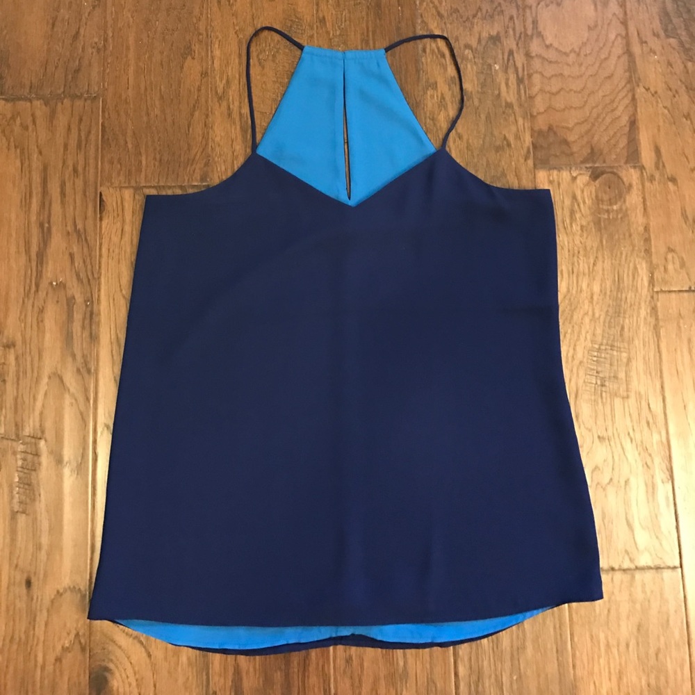 Reversible blue cami