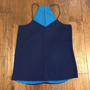 Reversible blue cami
