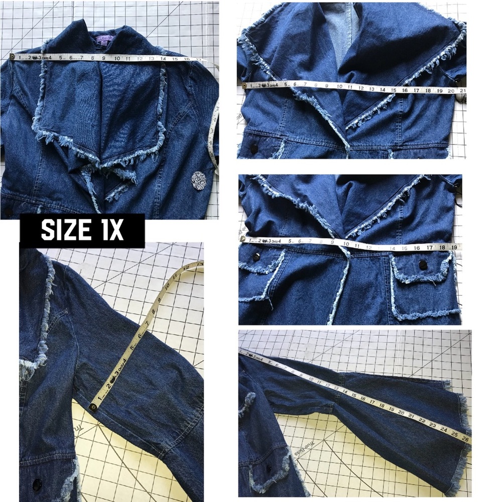 🅿️ Denim Speak to Me Jacket - Picture 4 of 4