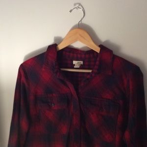 Fireside plaid J. Crew flannel dress