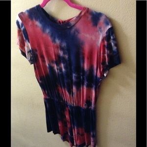 Tie dye romper