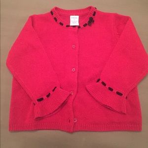 Gymboree Red Cardigan