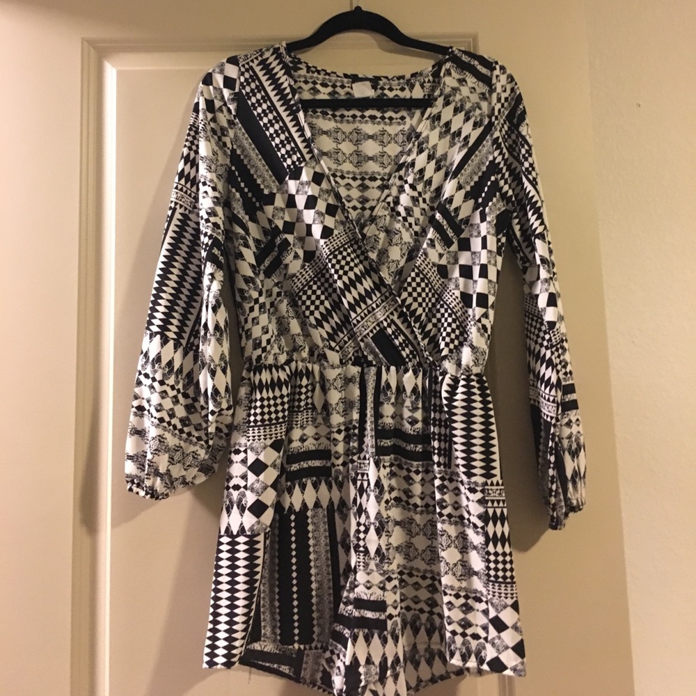 NWOT boutique brand long sleeve romper