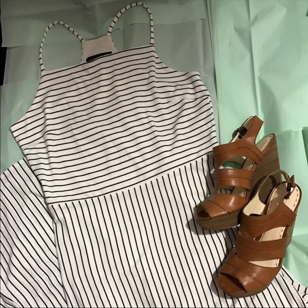 Banana Republic Knit Stripe Maxi Dress