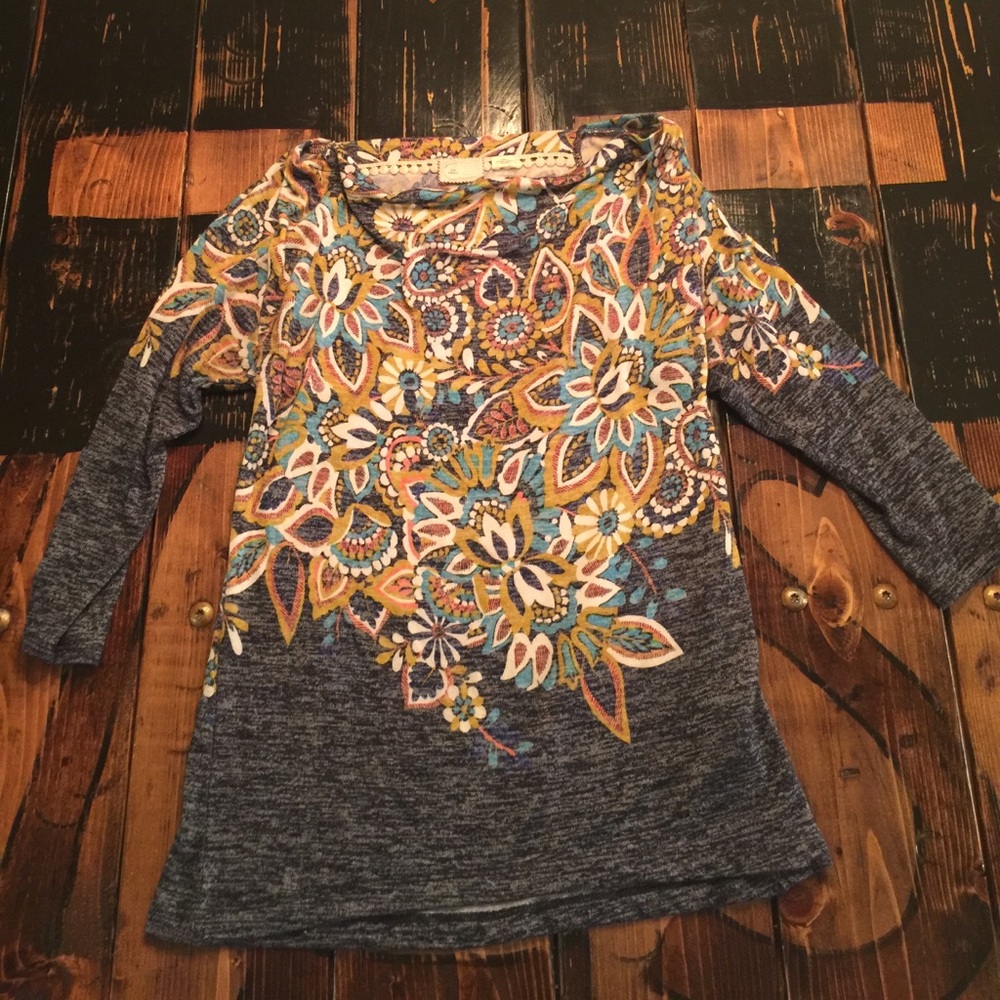 Cute Boho Anthropologie Top