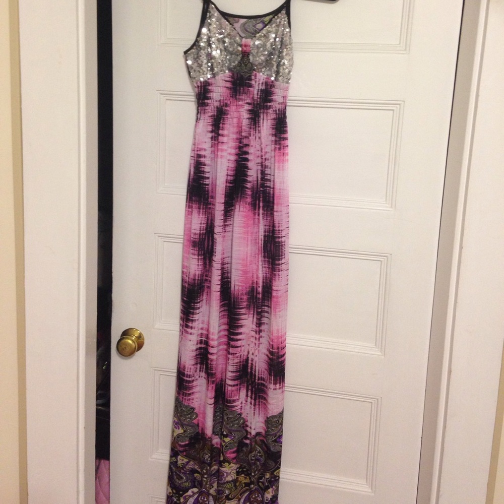 Boho Maxi Dress S