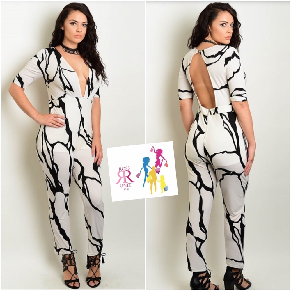 ❗️ LAST CHANCE❗️Marble Jumpsuit - Picture 2 of 2