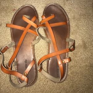 Brown sandals