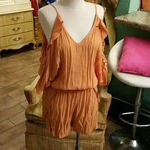 Beautiful cold shoulder romper