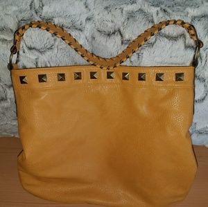 Yellow shoulder bag
