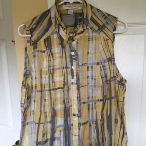 Cold water Creek sleeveless blouse