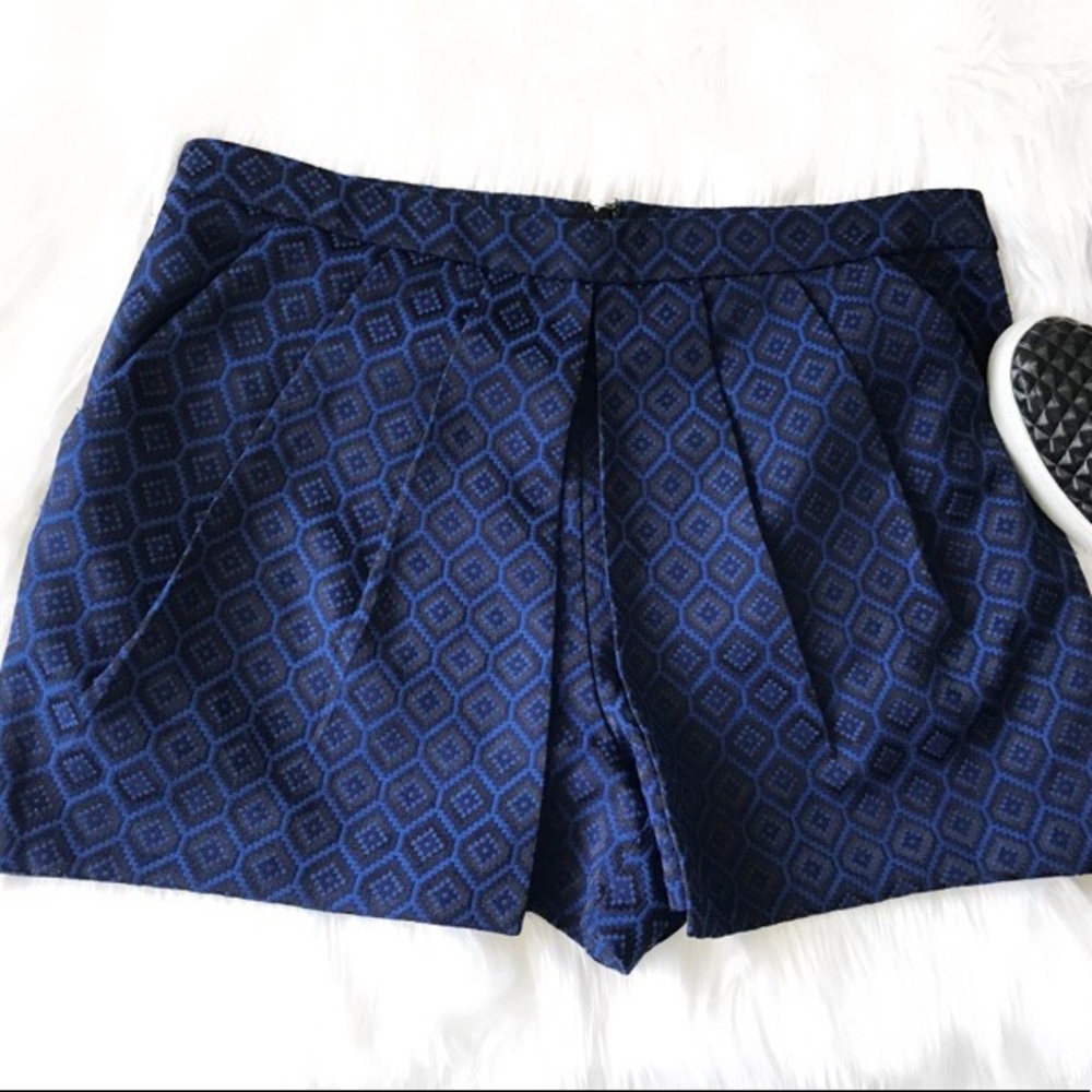 Forever 21 Blue Black Skort Shorts