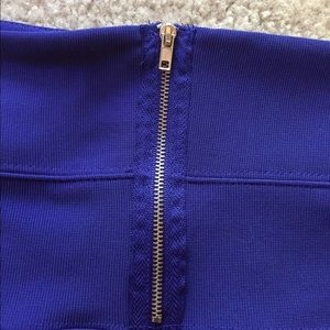 Royal Blue Body Con Skirt