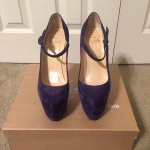 Christian Louboutin Lady Daf Purple Suede sz. 39