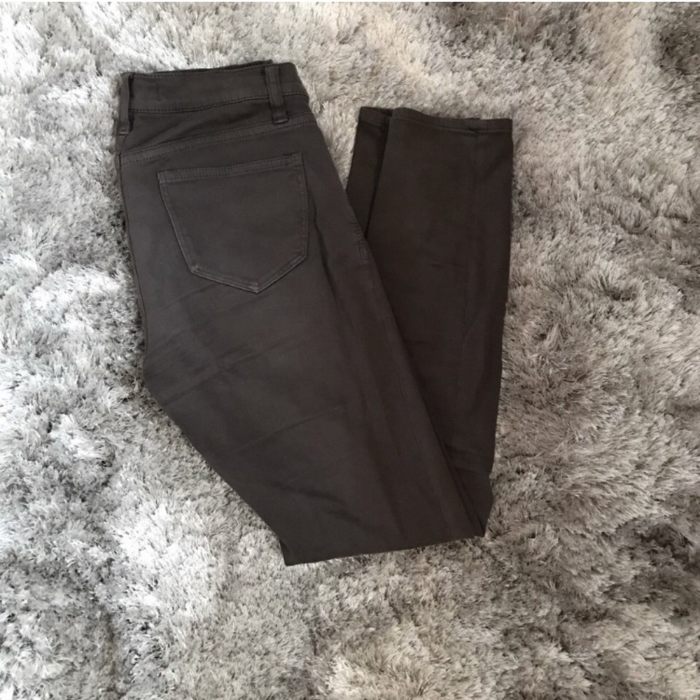 Grey madewell sateen skinny jeans