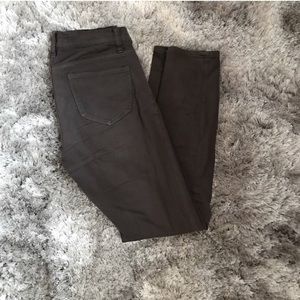 Grey madewell sateen skinny jeans