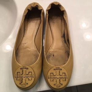 Camel color Tory Burch flats