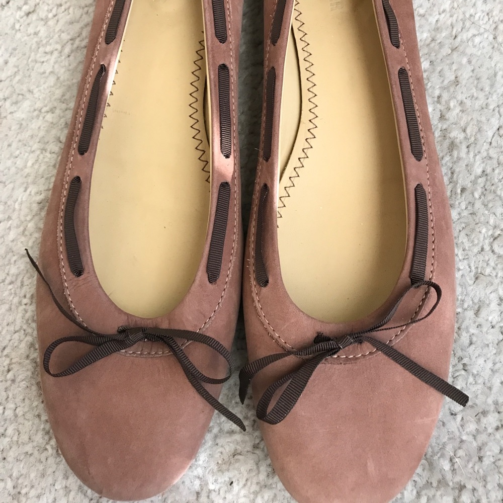 Hilfiger suede flats
