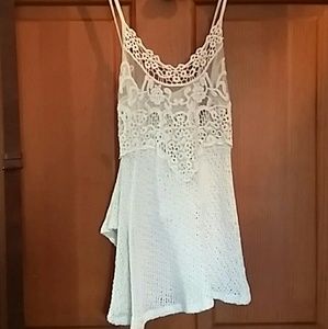 Knit Criss-cross Spaghetti Strap Tank