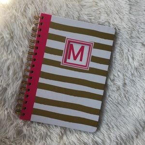 Pink & Gold 'M' Notebook