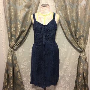 Indigo Boho Dress