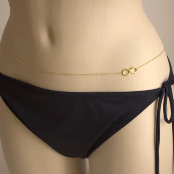 Lucky Infinity 8 Sexy Belly Beach Bikini Chain NWT - Picture 4 of 6