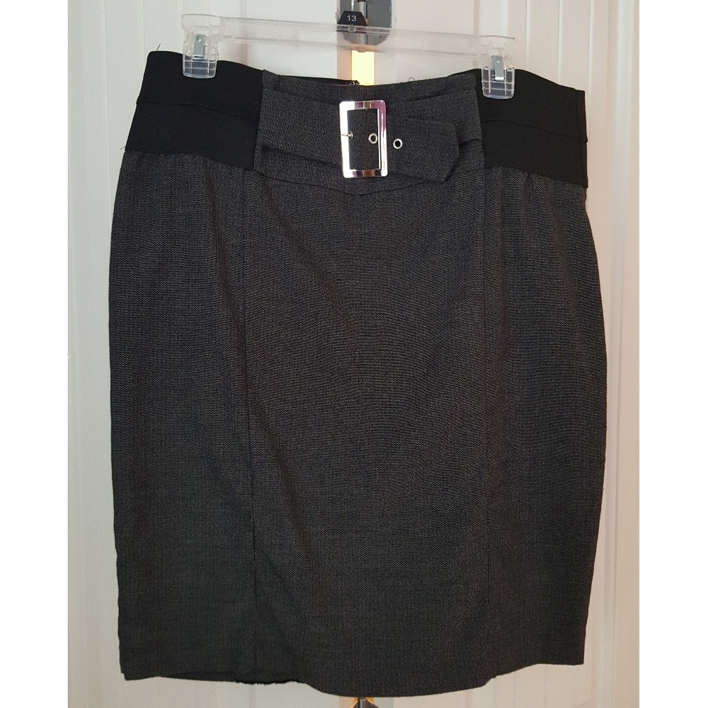 Grey/black dress skirt