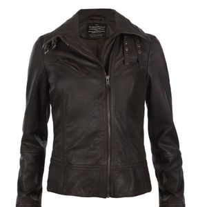AllSaints Belvedere Leather Jacket