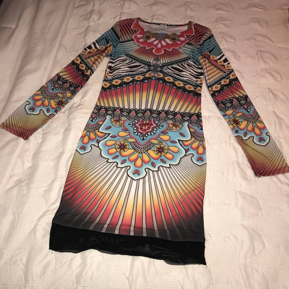 Mini body con dress